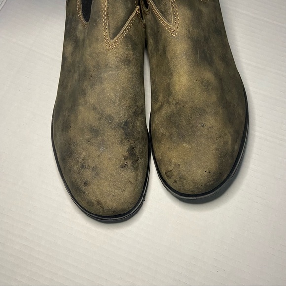 BLUNDSTONE 2056 ALL-TERRAIN CHELSEA BOOTS - RUSTIC BROWN AU 8 - Picture 11 of 13